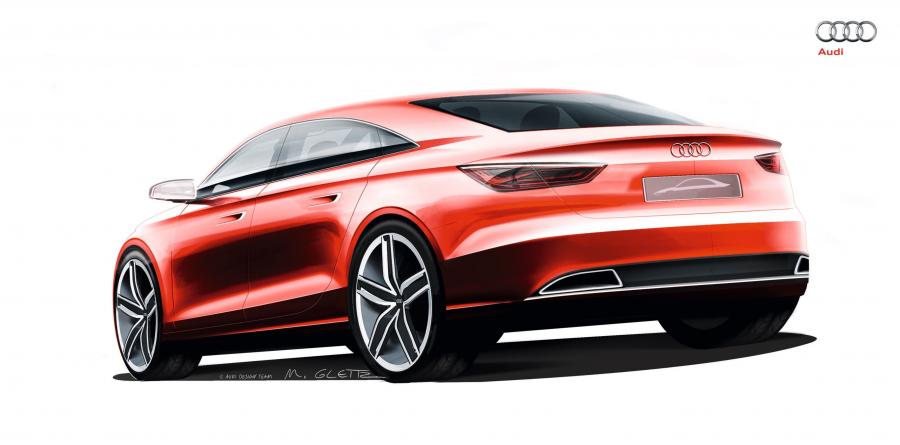 Эскиз Audi A3 Sedan Concept 2011 года  (фото 20 из 26)
